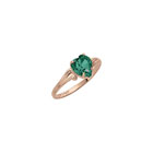 Heart Rings for Girls - 10K Gold - May Birthstone
