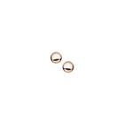 4mm Rose Gold Ball Earrings for Girls - 14K Rose Gold Screw Back Earrings for Baby, Toddler, Child - BEST SELLER