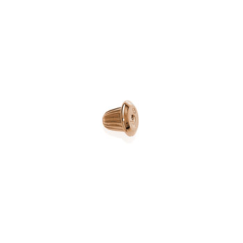14K Rose Gold Screw Backing (One Back) - Screw back fits all BeadifulBABY safety threaded screw back posts - One Screw Back
