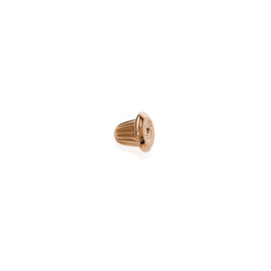 14K Rose Gold Screw Backing (One Back) - Screw back fits all BeadifulBABY safety threaded screw back posts - One Screw Back/