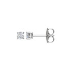 Baby / Little Girl Diamond Stud Earrings - 1/4 CT TW - 14K White Gold