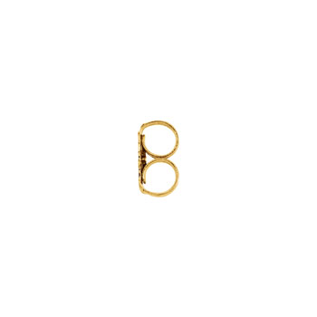 14K Yellow Gold Friction Earring Back / Nut - One (1)