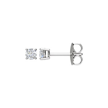 Baby / Little Girl Diamond Stud Earrings - 1/4 CT TW - Platinum