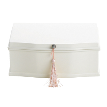 Avery Carter - Whimsical Ballerina Jewelry Box for Girls - White - Engravable - BEST SELLER