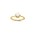 Beautiful Pearl Ring for Girls  - Freshwater Cultured Pearl - 14K Yellow Gold - Size 4 - BEST SELLER