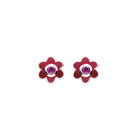 Adorable Flower Girls Earrings - July Birthstone