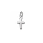 Rembrandt Sterling Silver Tiny Cross Charm – Add to a bracelet or necklace
