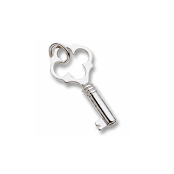 Rembrandt Sterling Silver Key Charm – Add to a bracelet or necklace/