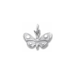 Spotted Wings Butterfly Charm/