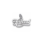 Rembrandt Sterling Silver Friend Charm – Add to a bracelet or necklace
