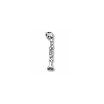Rembrandt Sterling Silver Flute Charm – Add to a bracelet or necklace