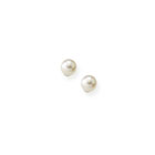 Baby / Children's Pearl Earrings - Sterling Silver - 4mm