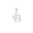 Initial Necklace for Little Girl - Letter B - Sterling Silver