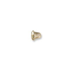 14K Yellow Gold Screw Backing (One Back) - Screw back fits all BeadifulBABY safety threaded screw back posts - One Screw Back - BEST SELLER/
