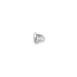 14K White Gold Screw Backing (One Back) - Screw back fits all BeadifulBABY safety threaded screw back posts - One Screw Back/